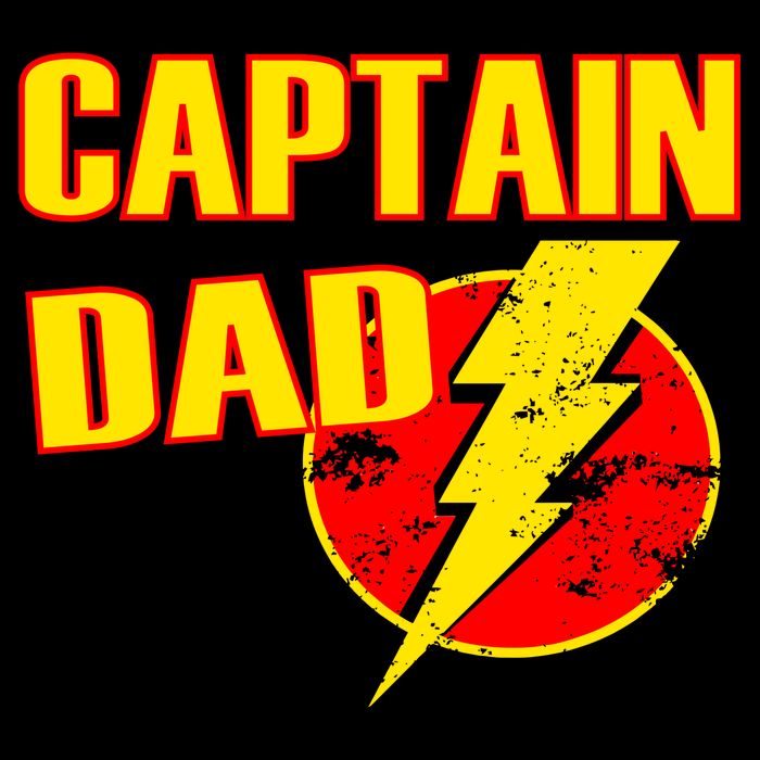 Captain Dad: Superhero T-Shirt