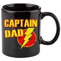 Captain Dad: Superhero 11oz C Handle Ceramic Mug