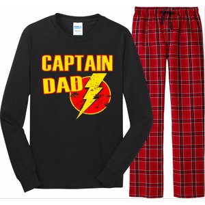 Captain Dad: Superhero Long Sleeve Pajama Set