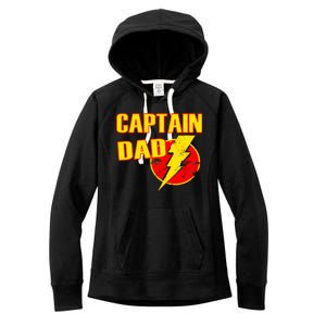 Captain Dad: Superhero Women's Fleece Hoodie