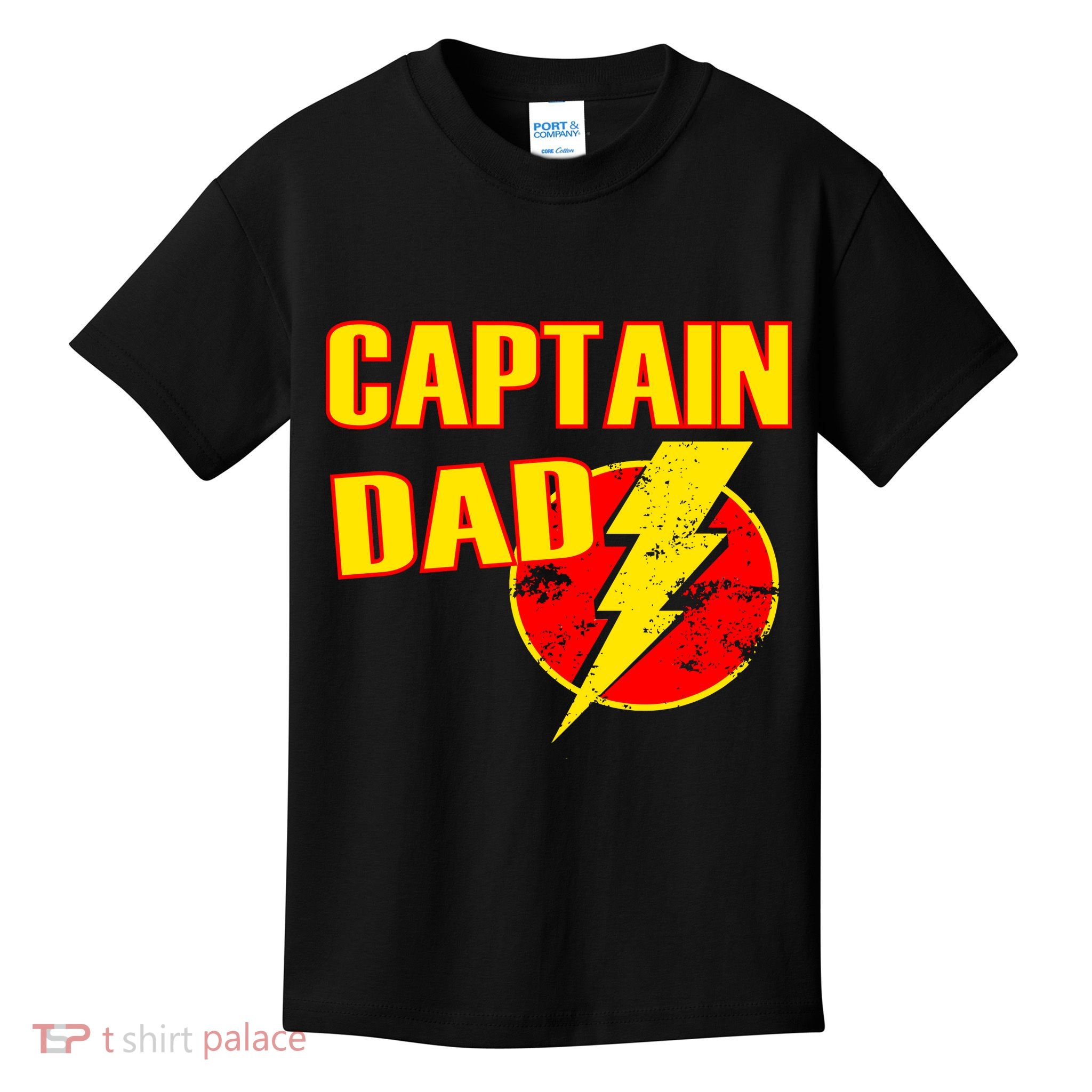 Captain Dad: Superhero Kids T-Shirt