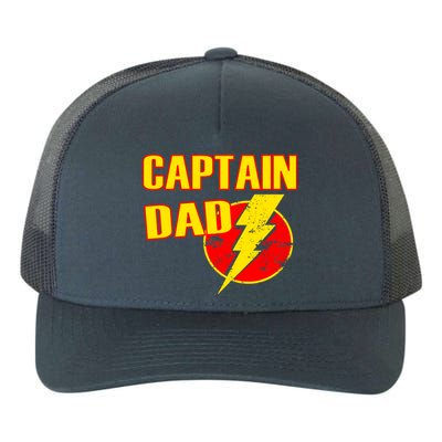 Captain Dad: Superhero Yupoong Adult 5-Panel Trucker Hat