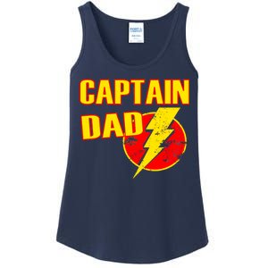 Captain Dad: Superhero Ladies Essential Tank