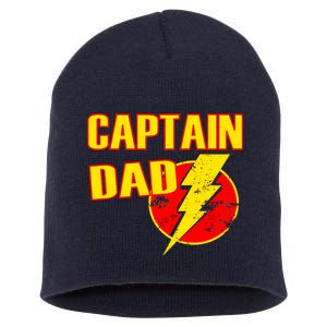 Captain Dad: Superhero Short Acrylic Beanie