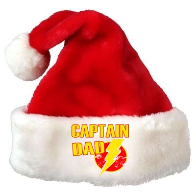 Captain Dad: Superhero Premium Christmas Santa Hat