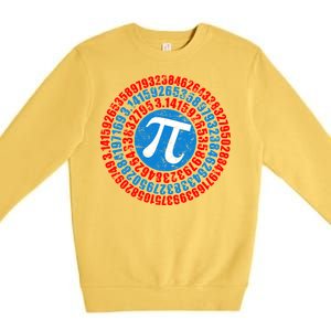 Captain Pi 3.14 Superhero Shield Premium Crewneck Sweatshirt