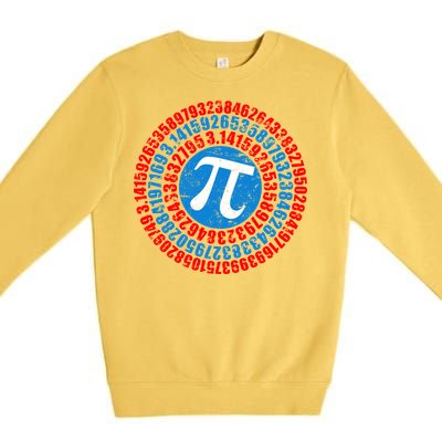 Captain Pi 3.14 Superhero Shield Premium Crewneck Sweatshirt