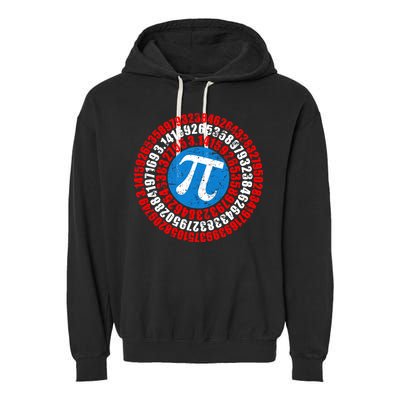 Captain Pi 3.14 Superhero Shield Garment-Dyed Fleece Hoodie