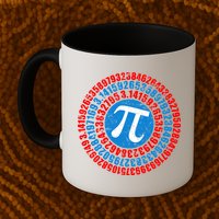Captain Pi 3.14 Superhero Shield Mug