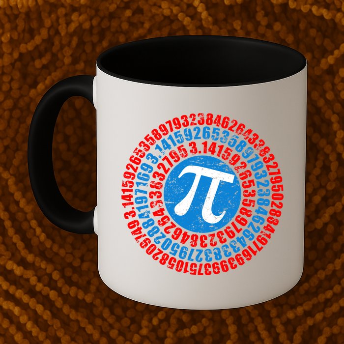Captain Pi 3.14 Superhero Shield Mug
