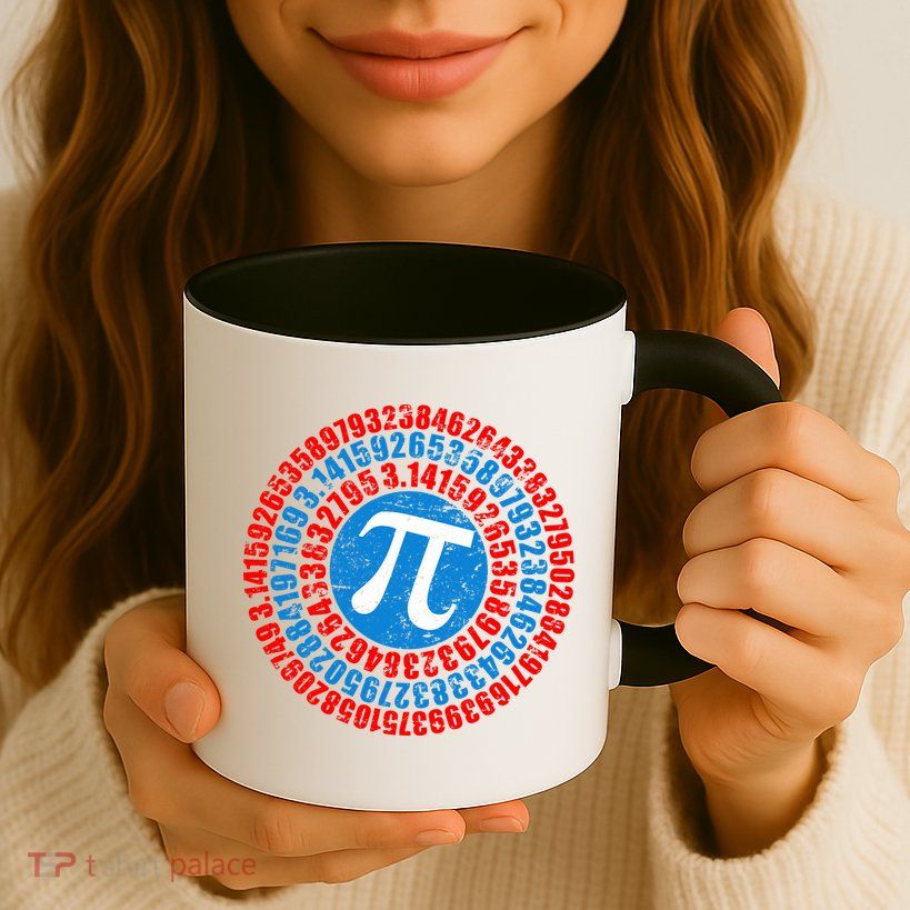 Captain Pi 3.14 Superhero Shield Mug