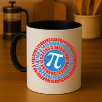 Captain Pi 3.14 Superhero Shield Mug
