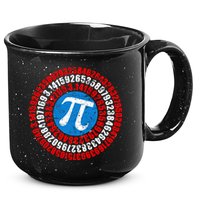 Captain Pi 3.14 Superhero Shield 15oz Campfire Ceramic Mug