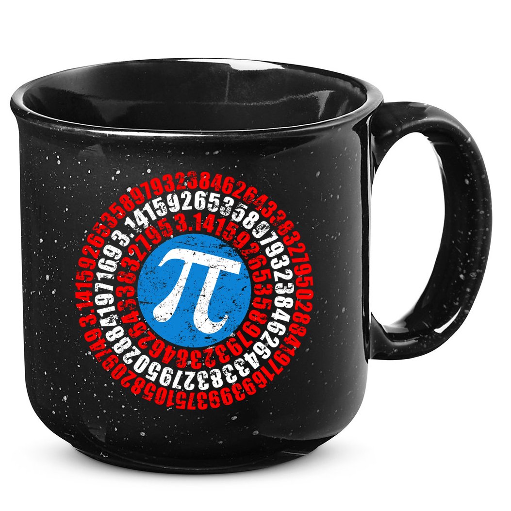 Captain Pi 3.14 Superhero Shield 15oz Campfire Ceramic Mug