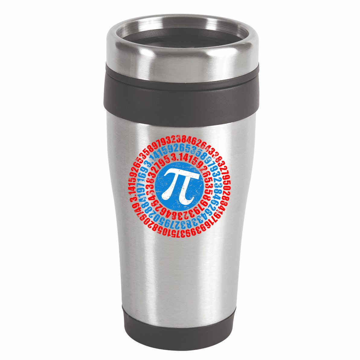 Captain Pi 3.14 Superhero Shield 16oz Travel Tumbler