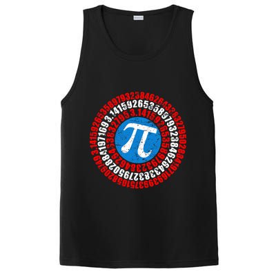 Captain Pi 3.14 Superhero Shield PosiCharge Competitor Tank