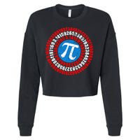 Captain Pi 3.14 Superhero Shield Cropped Pullover Crew