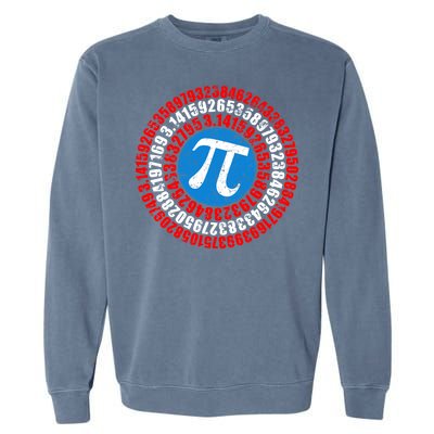 Captain Pi 3.14 Superhero Shield Garment-Dyed Sweatshirt