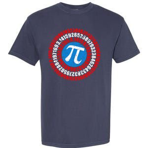 Captain Pi 3.14 Superhero Shield Garment-Dyed Heavyweight T-Shirt