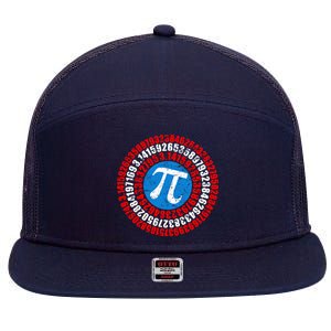 Captain Pi 3.14 Superhero Shield 7 Panel Mesh Trucker Snapback Hat