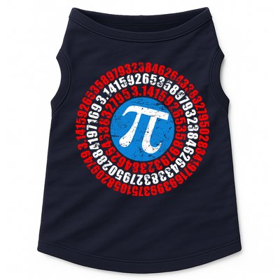 Captain Pi 3.14 Superhero Shield Doggie Tank
