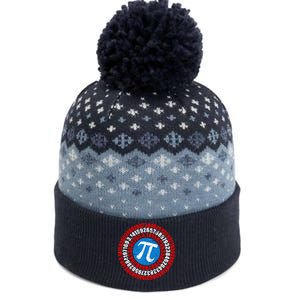 Captain Pi 3.14 Superhero Shield The Baniff Cuffed Pom Beanie