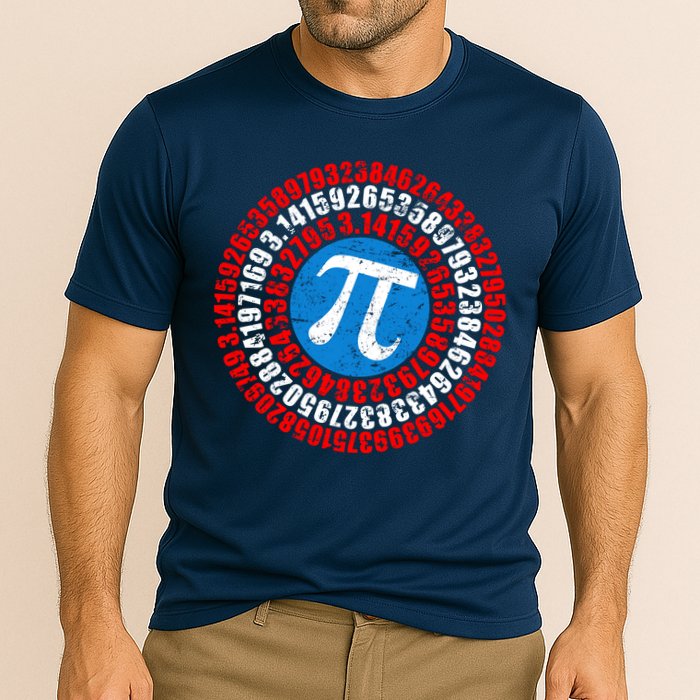 Captain Pi 3.14 Superhero Shield Performance Shirt