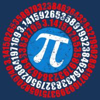 Captain Pi 3.14 Superhero Shield Drawstring Bag