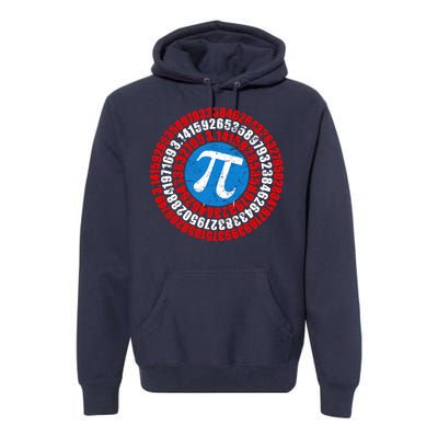 Captain Pi 3.14 Superhero Shield Premium Hoodie