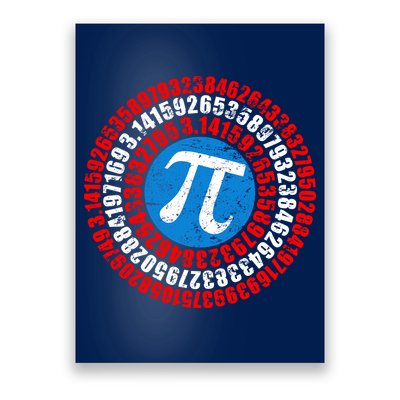 Captain Pi 3.14 Superhero Shield Poster