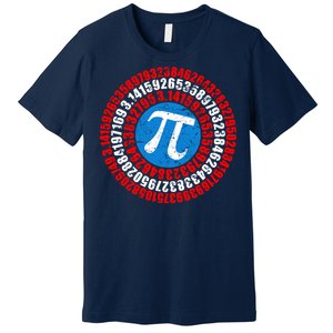 Captain Pi 3.14 Superhero Shield Premium T-Shirt