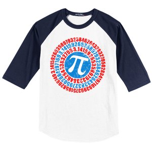 Captain Pi 3.14 Superhero Shield Baseball Sleeve Shirt