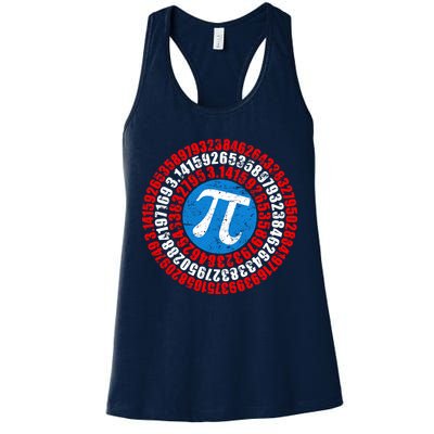 Captain Pi 3.14 Superhero Shield Womens Tank Top
