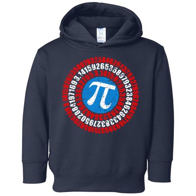 Captain Pi 3.14 Superhero Shield Toddler Hoodie