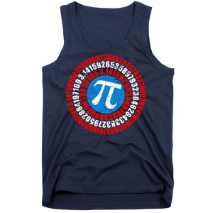 Captain Pi 3.14 Superhero Shield Tank Top