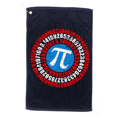 Captain Pi 3.14 Superhero Shield Golf Towel