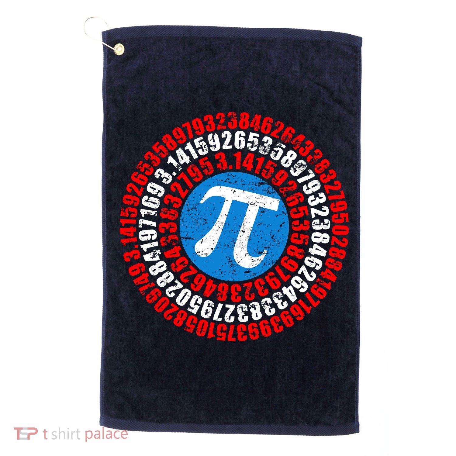 Captain Pi 3.14 Superhero Shield Golf Towel