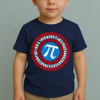 Captain Pi 3.14 Superhero Shield Toddler T-Shirt