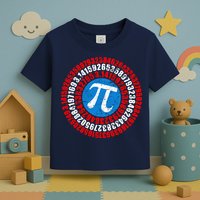Captain Pi 3.14 Superhero Shield Toddler T-Shirt