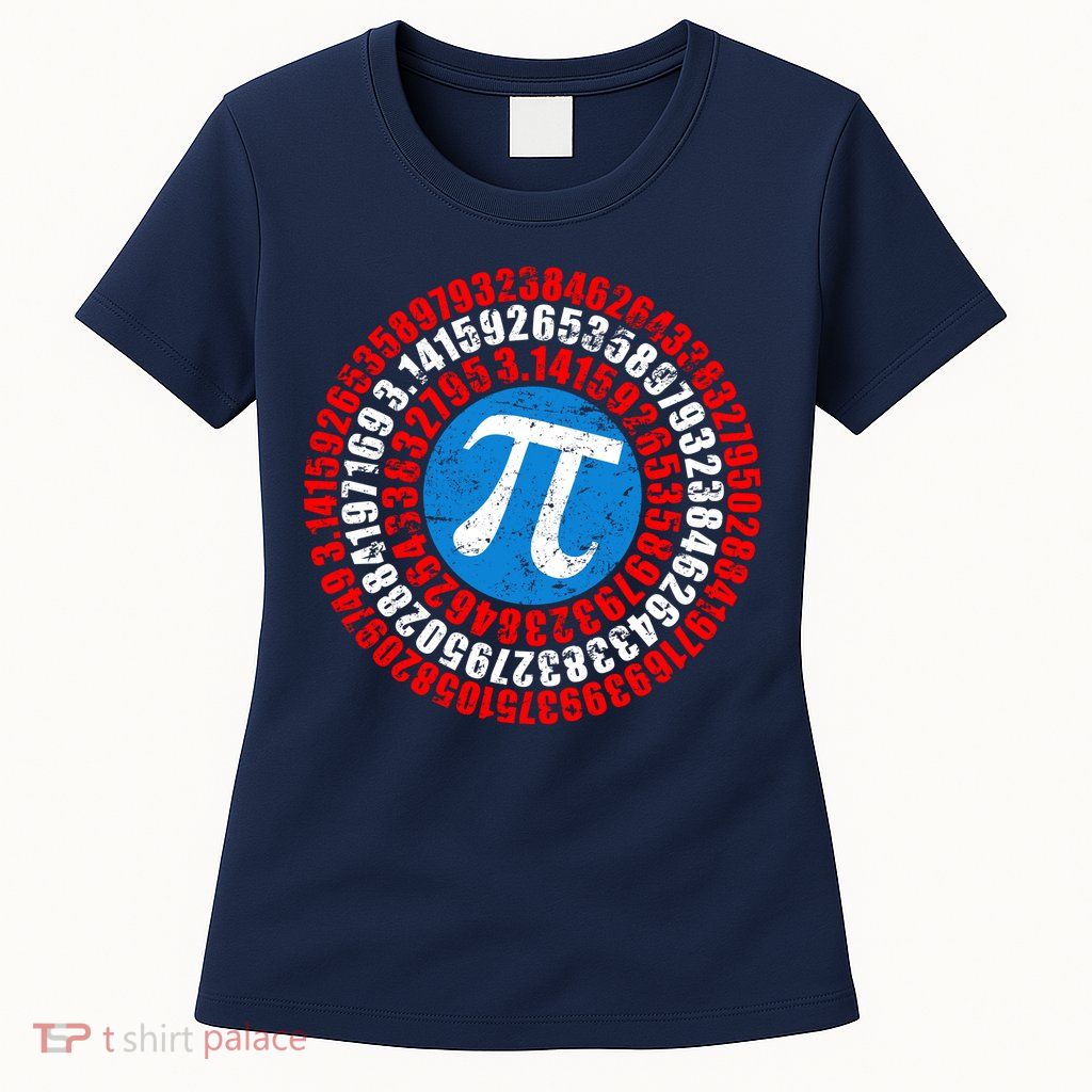 Captain Pi 3.14 Superhero Shield Women's T-Shirt