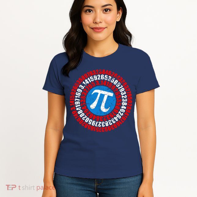 Captain Pi 3.14 Superhero Shield Women's T-Shirt