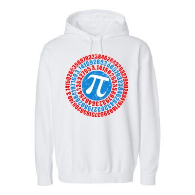 Captain Pi 3.14 Superhero Shield Garment-Dyed Fleece Hoodie