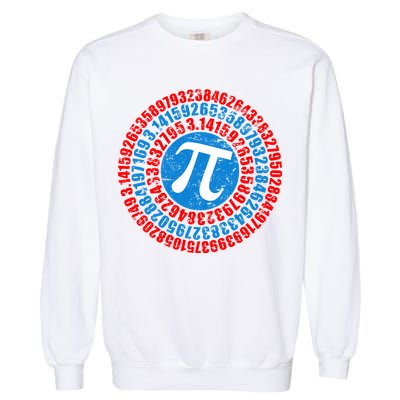 Captain Pi 3.14 Superhero Shield Garment-Dyed Sweatshirt