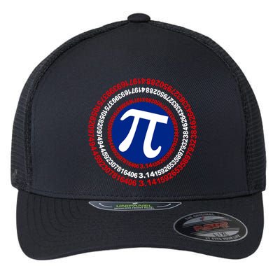 Captain Pi Day 3.14 Superhero Flexfit Unipanel Trucker Cap