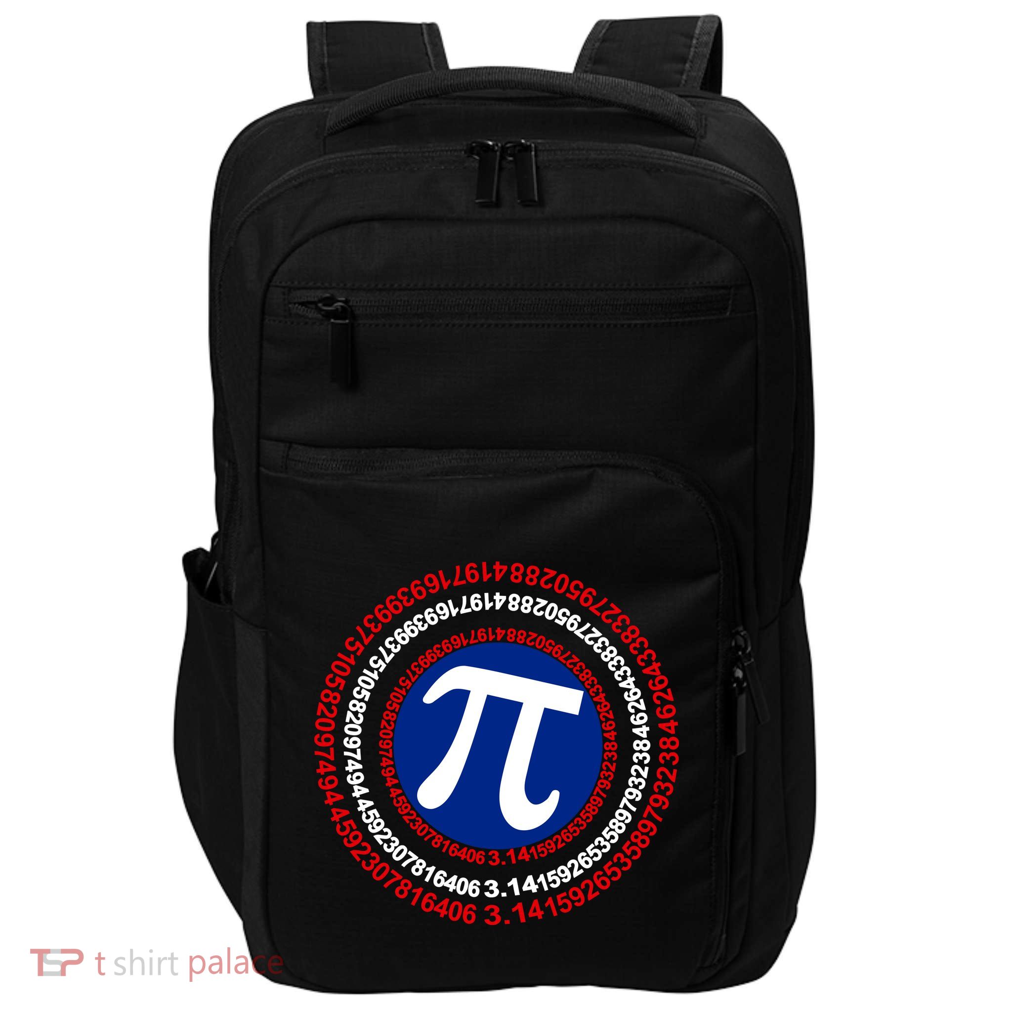 Captain Pi Day 3.14 Superhero Impact Tech Backpack