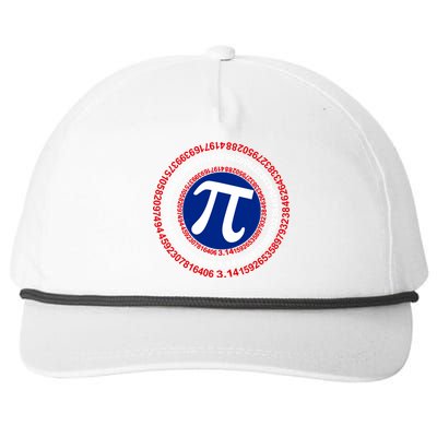 Captain Pi Day 3.14 Superhero Snapback Five-Panel Rope Hat