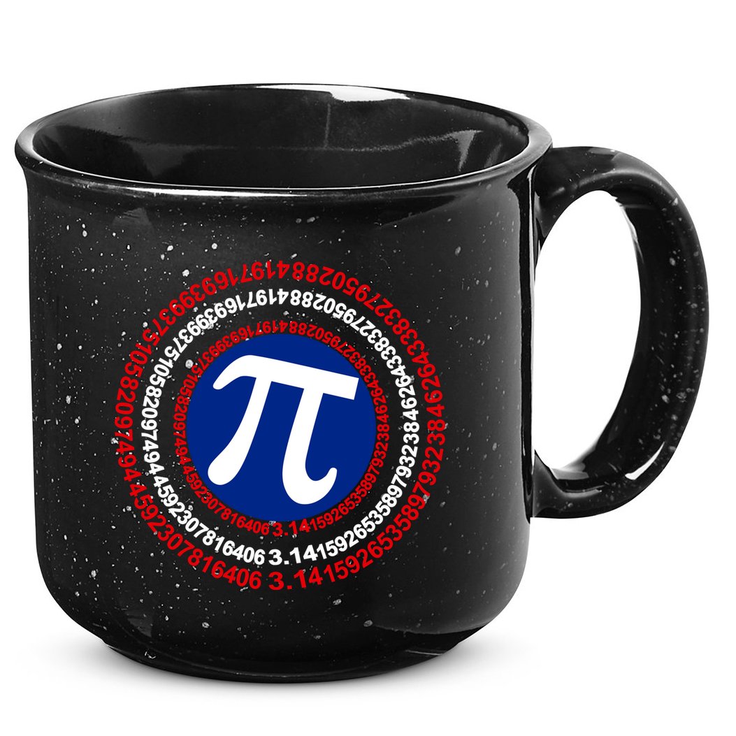 Captain Pi Day 3.14 Superhero 15oz Campfire Ceramic Mug