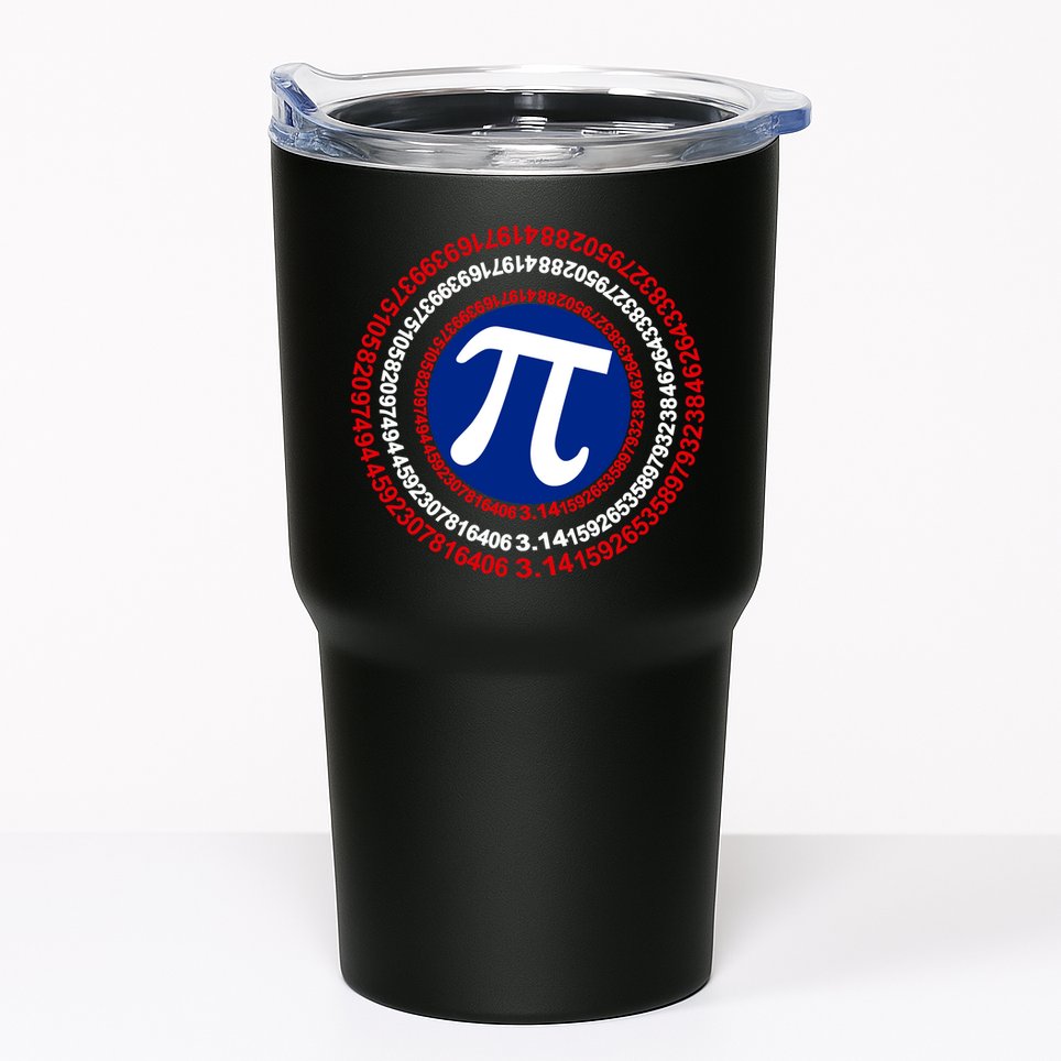 Captain Pi Day 3.14 Superhero Tumbler