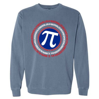 Captain Pi Day 3.14 Superhero Garment-Dyed Sweatshirt