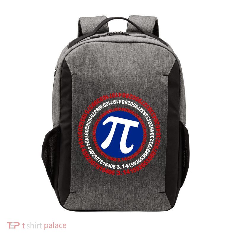 Captain Pi Day 3.14 Superhero Vector Backpack
